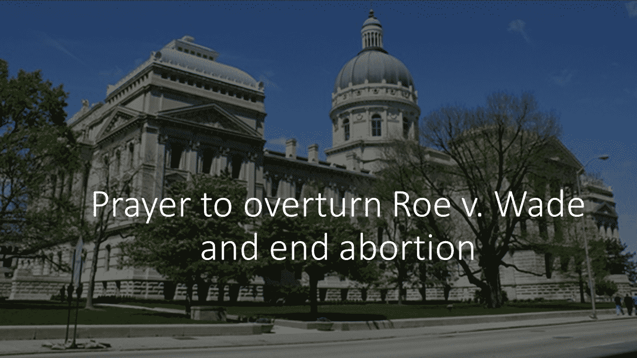 Indiana State House Prayer to End Abortion