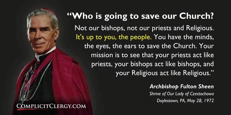 Fulton Sheen Save the Church