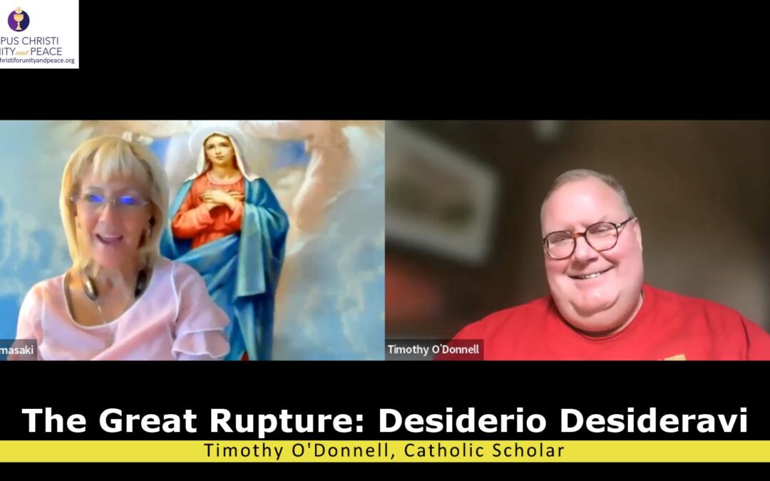 The Great Rupture: Pope Francis and Desiderio Desideravi