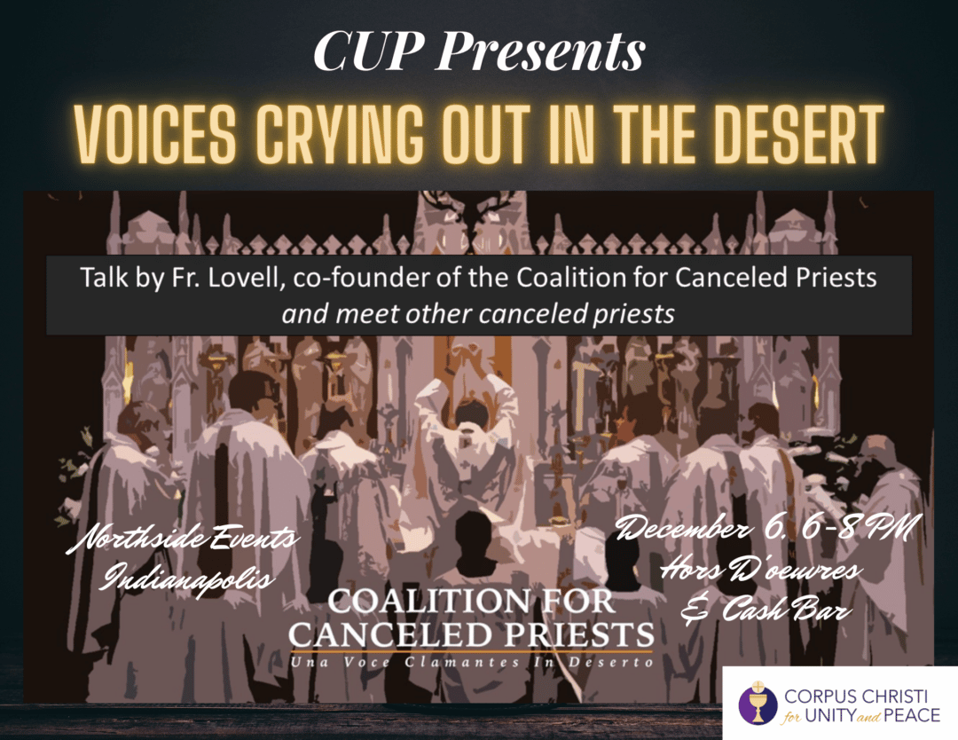 Coalition for Canceled Priests – Dec 6