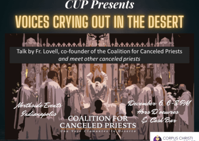 Coalition for Canceled Priests – Dec 6