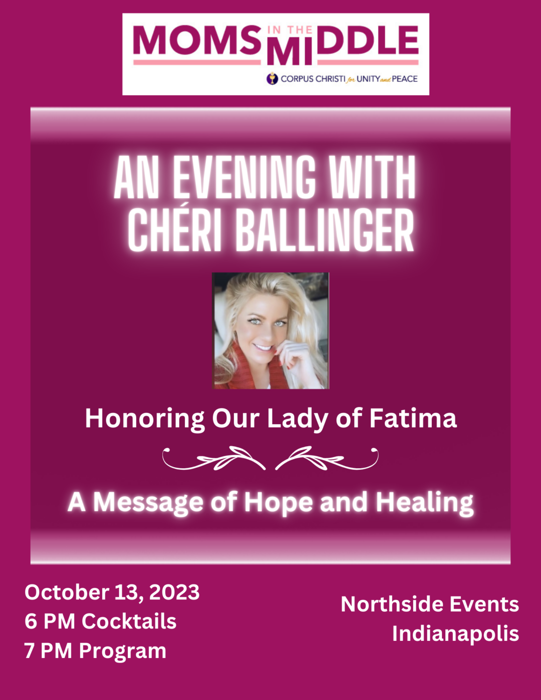 An Evening with Chéri Ballinger, October 13