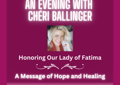 An Evening with Chéri Ballinger, October 13